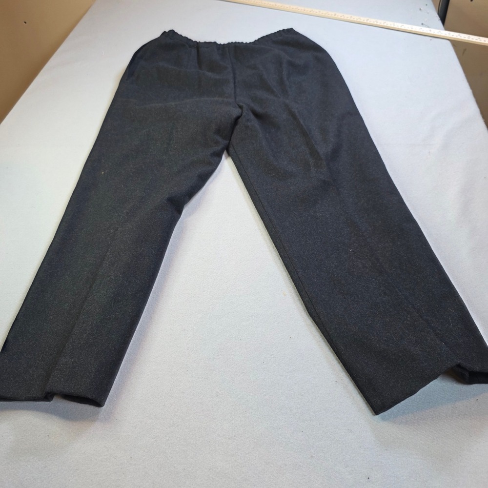 Vintage Ms Russ Charcoal Gray High Waisted Trousers Made in USA Size 18W Retro - Picture 8 of 8
